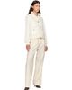 Moncler Moncler Off-White Zip Up Cotton Fleece Down Cardigan - 5