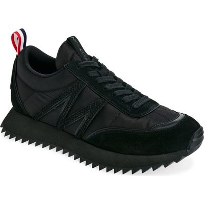 Moncler Moncler Pacey Mixed Media Sneaker