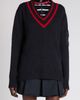 Moncler Moncler Padded V-Neck Sweater - 1
