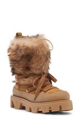 Moncler Moncler Peak Après Genuine Shearling Snow Boot