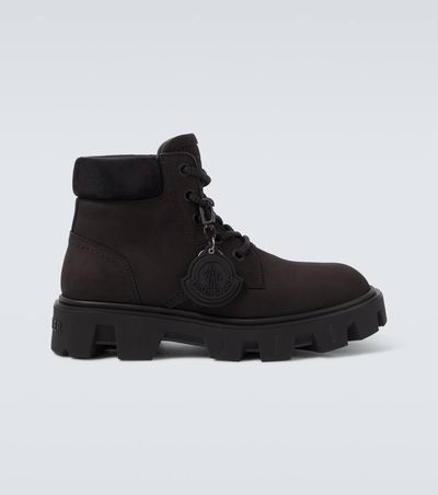 Moncler Moncler Peak City leather ankle boots