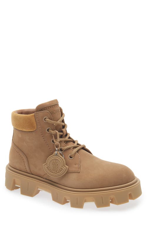 Moncler Moncler Peak City Nubuck & Suede Ankle Boot