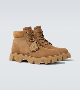 Moncler Moncler Peak City suede ankle boots