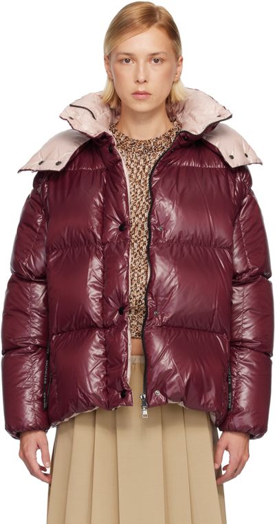 Moncler Moncler Pink Parana Hooded Short Down Jacket