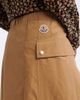 Moncler Moncler Pleated cotton-blend midi skirt - 5