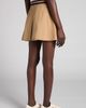 Moncler Moncler Pleated Cotton Stretch Gabardine Miniskirt - 3