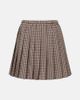 Moncler Moncler Pleated gingham cotton-blend miniskirt - 1