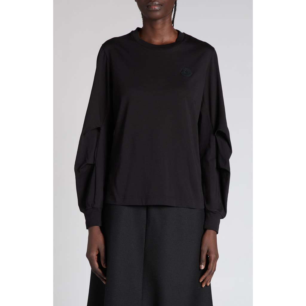 Moncler Moncler Pleated Long Sleeve T-Shirt