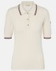 Moncler Moncler Pointelle cotton polo shirt - 1