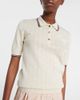 Moncler Moncler Pointelle cotton polo shirt - 3