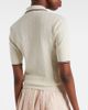 Moncler Moncler Pointelle cotton polo shirt - 5
