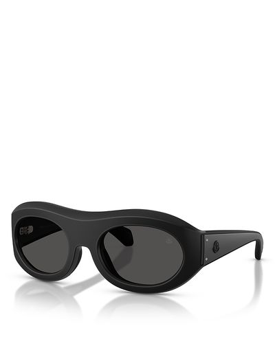 Moncler Moncler Ramillon Oval Sunglasses, 54mm