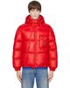 Moncler Moncler Red Karakorum Hooded Short Down Jacket - 1