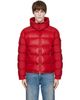 Moncler Moncler Red Maya Hooded Short Down Jacket - 1