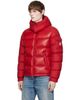 Moncler Moncler Red Maya Hooded Short Down Jacket - 5