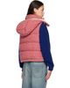 Moncler Moncler Red Niverolle Houndstooth Wool Blend Down Vest - 3