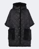 Moncler Moncler Reversible hooded quilted cape - 1