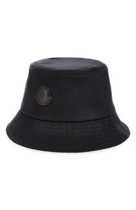 Moncler Moncler Reversible Logo Patch Bucket Hat