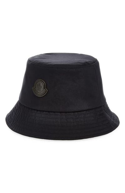 Moncler Moncler Reversible Logo Patch Bucket Hat