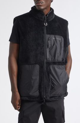 Moncler Moncler Reversible Quilted Down & Fleece Vest