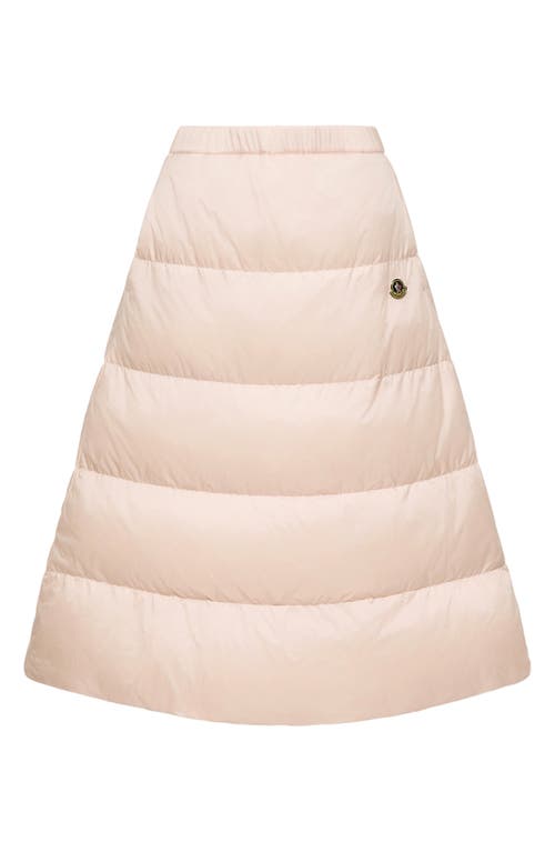 Moncler Moncler Reversible Quilted Nylon & Wool Twill Midi Skirt
