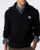 Moncler Moncler Ribbed-knit virgin wool half-zip sweater - 5