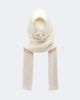 Moncler Moncler Ribbed-knit wool and cashmere hood - 1