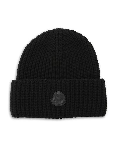 Moncler Moncler Ribbed Beanie Hat