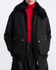 Moncler Moncler Rougequeue shearling-trimmed down jacket - 2