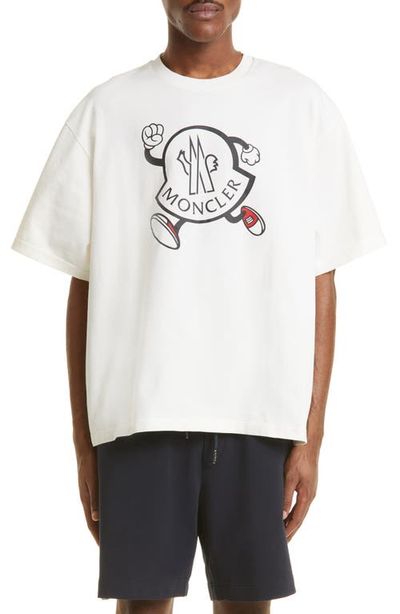 Moncler Moncler Running Logo Graphic Tee