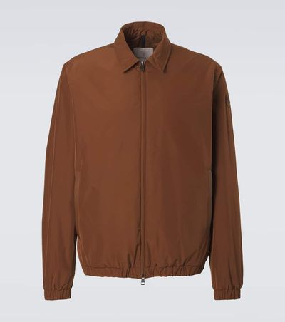 Moncler Moncler Socot leather-trimmed blouson jacket