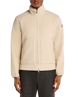 Moncler Moncler Stand Collar Zip Cardigan Sweater