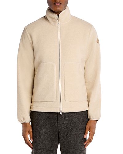 Moncler Moncler Stand Collar Zip Cardigan Sweater
