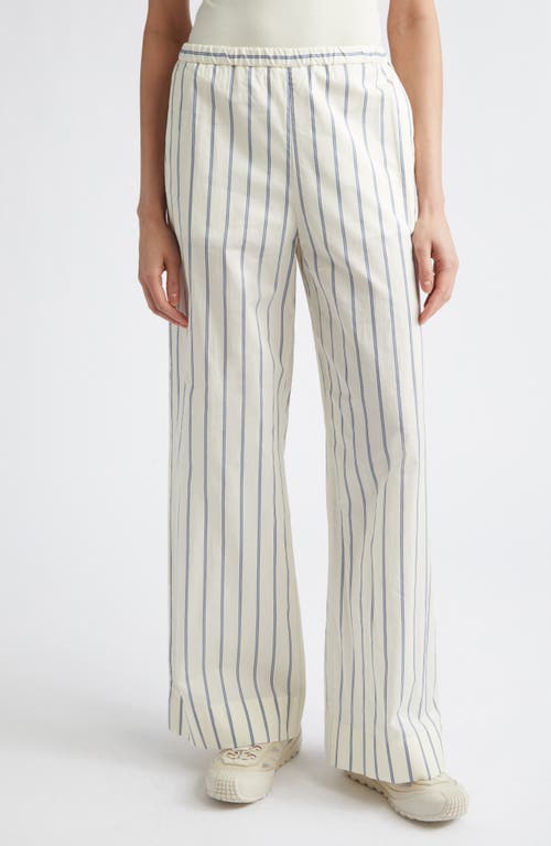 Moncler Moncler Stripe Cotton & Silk Trousers