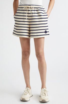 Moncler Moncler Stripe Cotton Shorts
