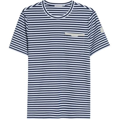 Moncler Moncler Stripe Stretch Cotton T-Shirt