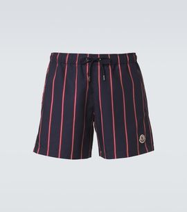 Moncler Moncler Striped swim trunks