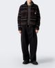 Moncler Moncler Striped wool-blend fleece zip-up cardigan - 3