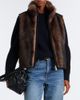 Moncler Moncler Tadorne shearling-trimmed down vest - 2