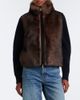 Moncler Moncler Tadorne shearling-trimmed down vest - 5