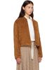 Moncler Moncler Tan & Pink Blageon Corduroy Reversible Down Jacket - 2