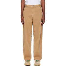 Moncler Moncler Tan Cotton Blend Gabardine Cargo Pants