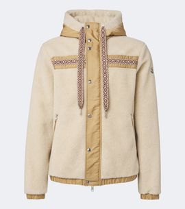 Moncler Moncler Technical-trimmed fleece jacket
