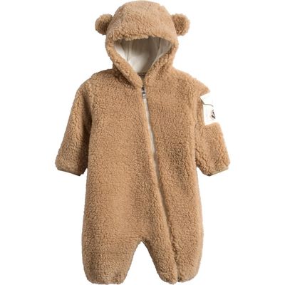 Moncler Moncler Teddy Fleece Hooded Romper