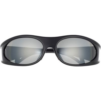 Moncler Moncler Traill 64mm Mirrored Oval Sunglasses