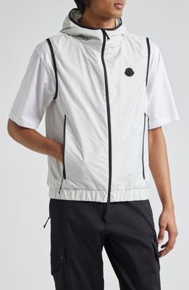 Moncler Moncler Vallese Water Repellent Hooded Vest