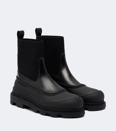 Moncler Moncler Vera leather ankle boots