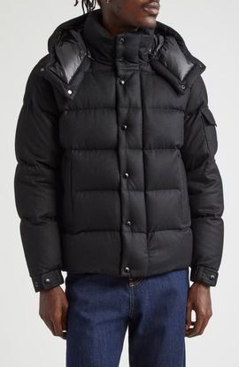 Moncler Moncler Vezere Down Puffer Jacket with Removable Hood