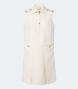 Moncler Moncler Virgin wool gabardine minidress