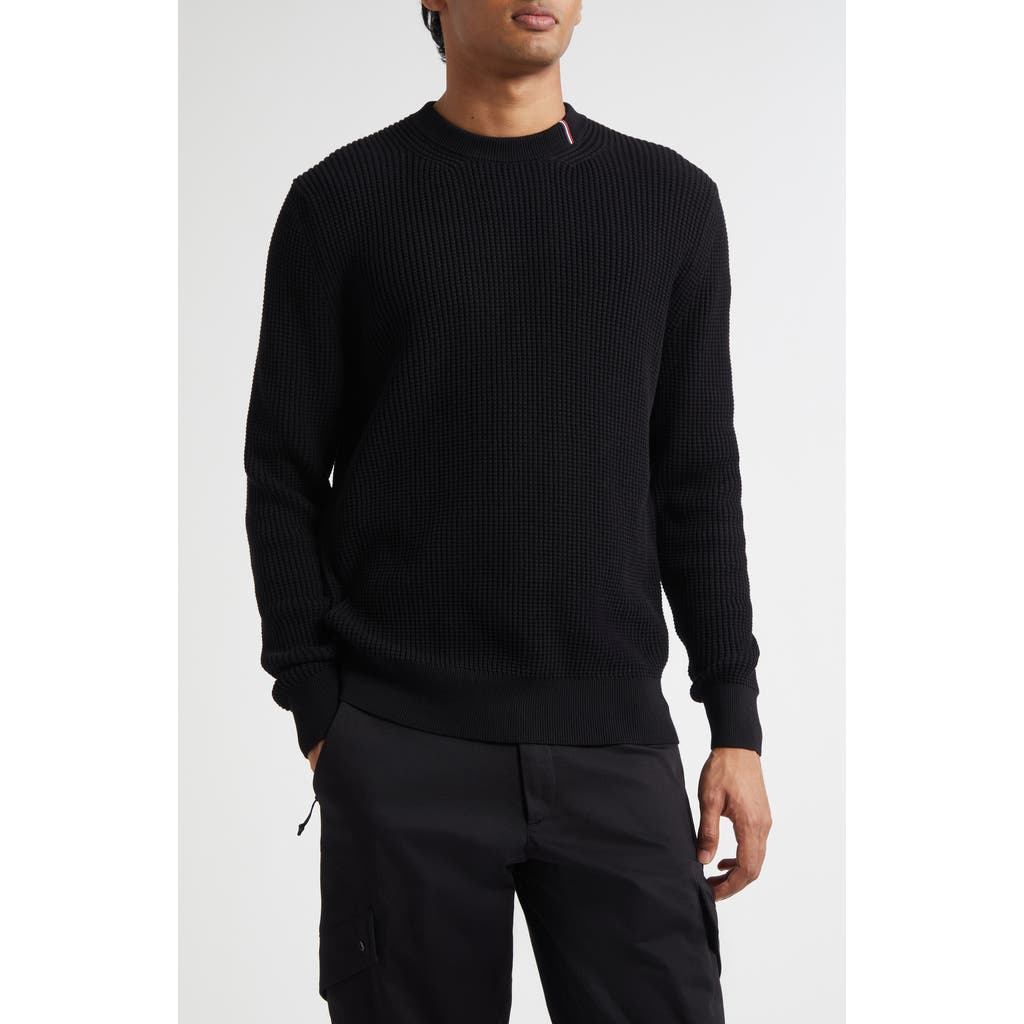 Moncler Moncler Waffle Stitch Crewneck Sweater